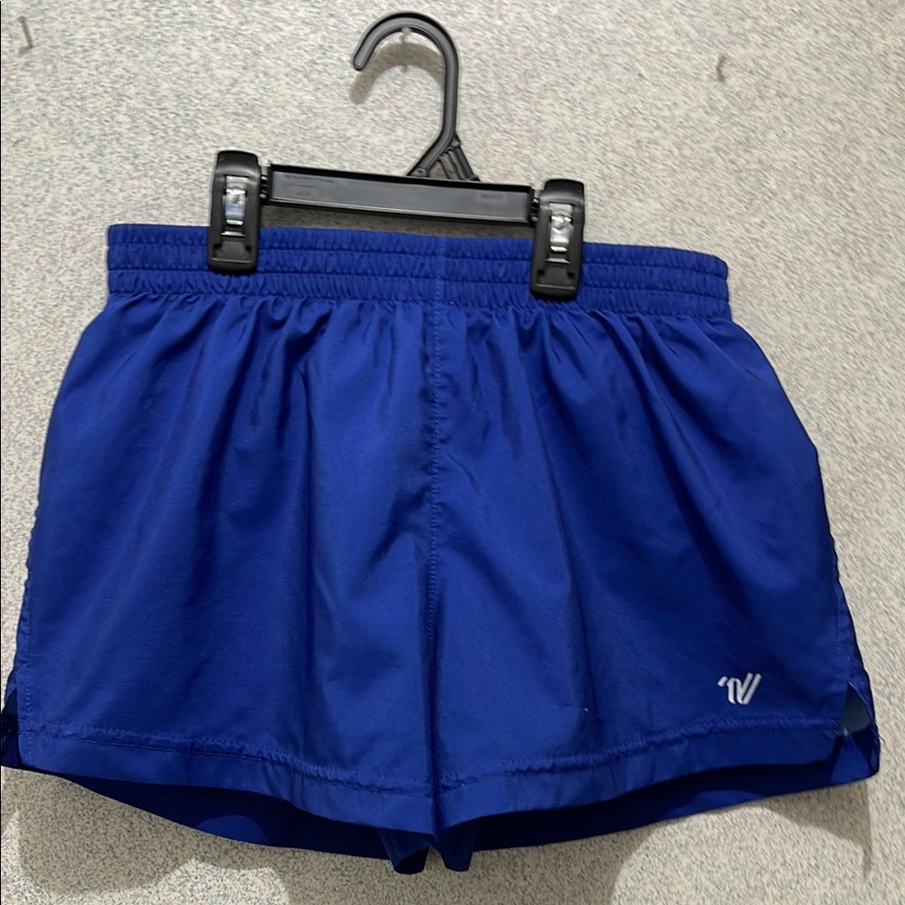 ⭐️ Varsity Blue Athletic Shorts with Elastic Waistband *w/flaw